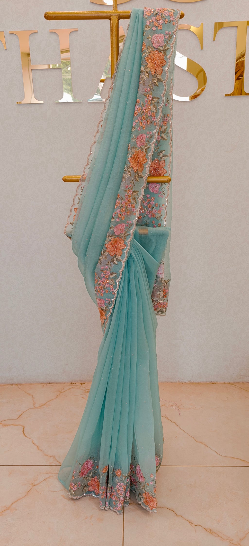 Organza saree
