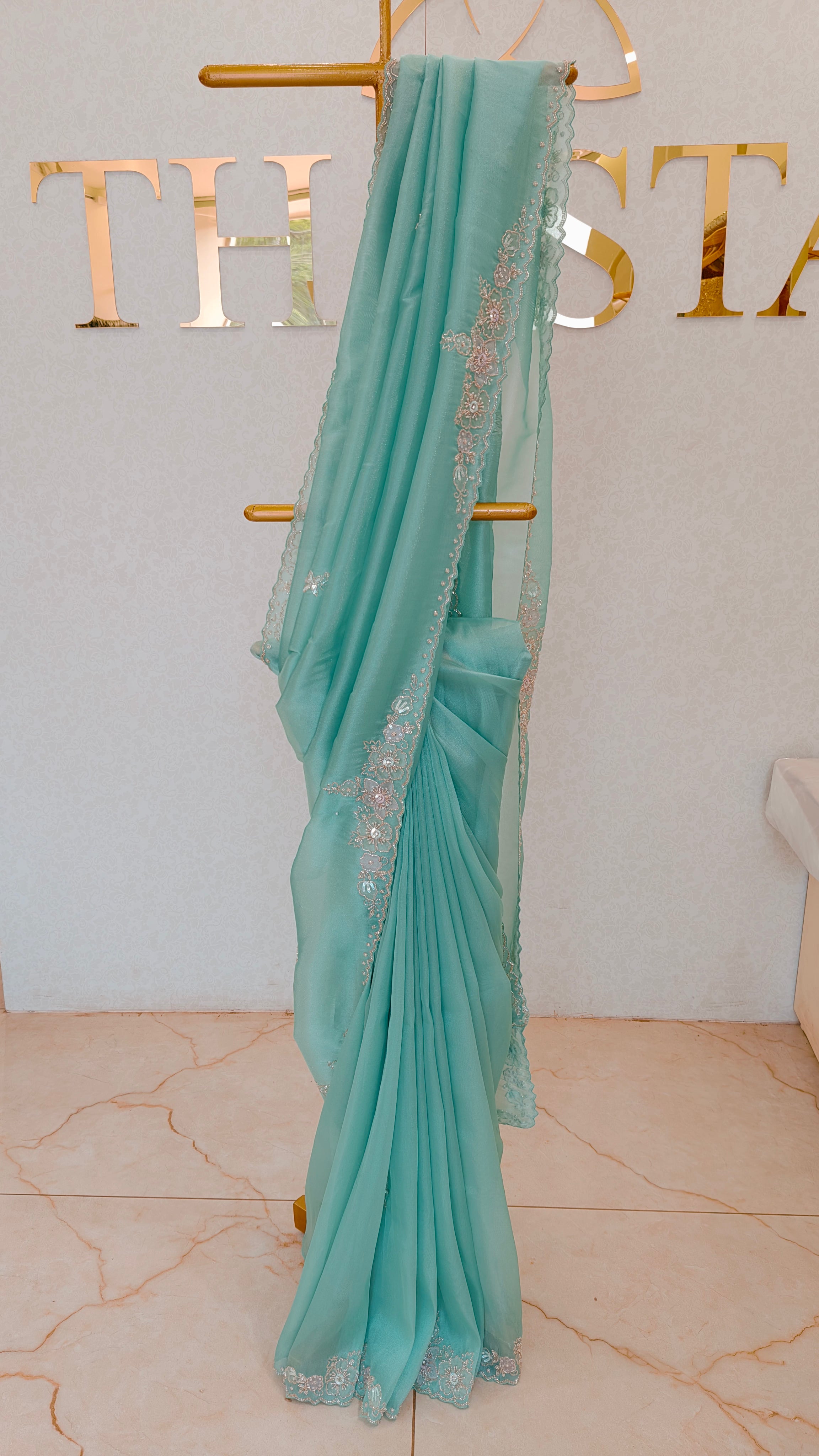 CHANDERI TISSUE SAREE
