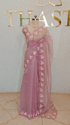 GLASS ORGANZA SAREE