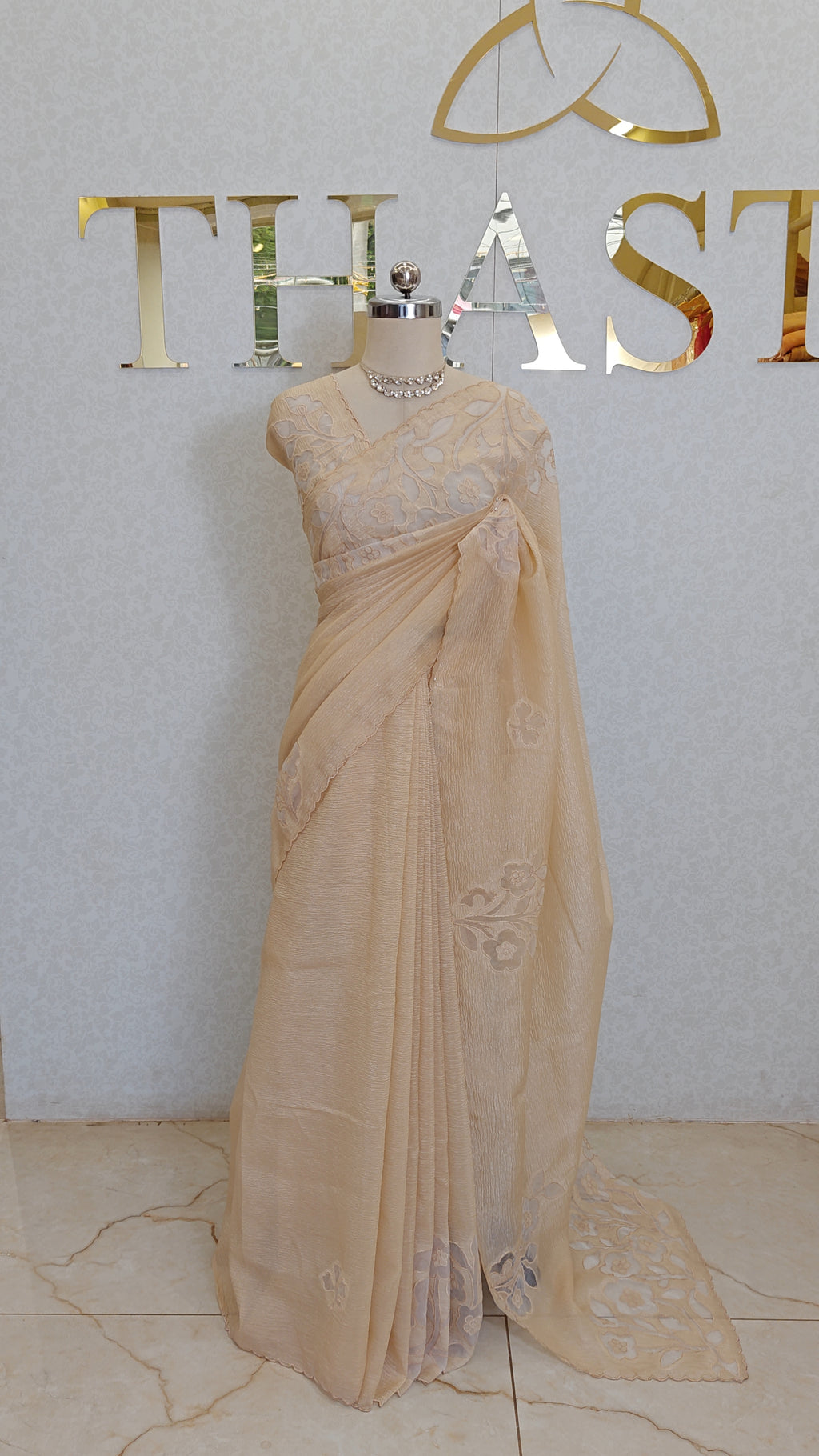 CRUSH ORGANZA SAREE