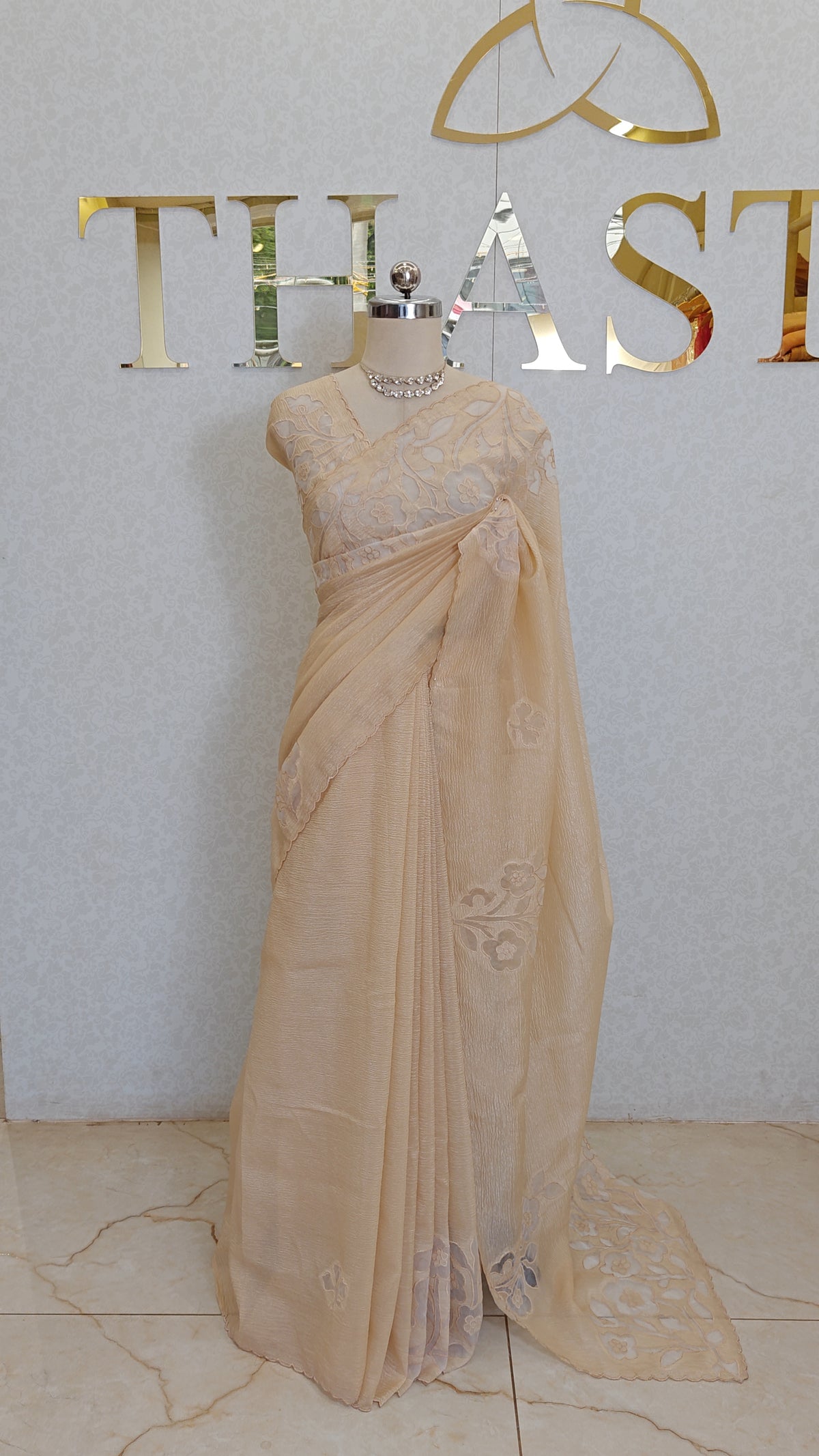 CRUSH ORGANZA SAREE