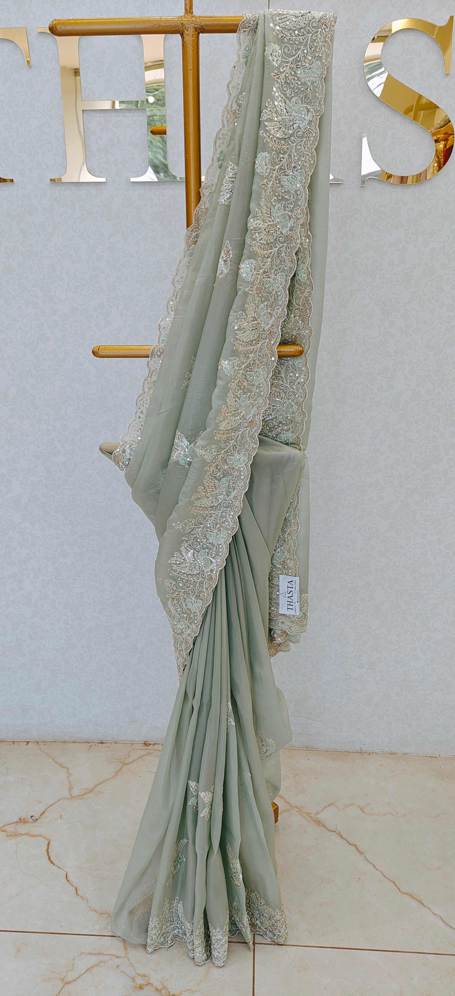 CRUSH ORGANZA SAREE