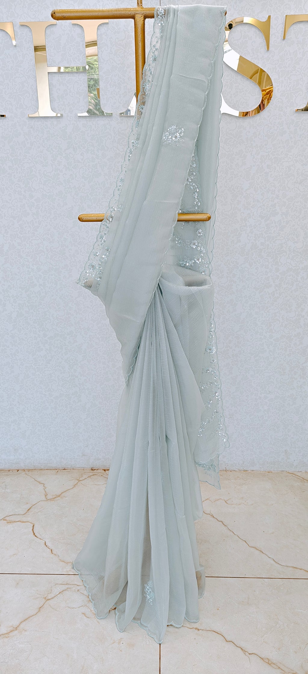 CRUSH ORGANZA SAREE