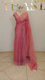 CRUSH ORGANZA SAREE