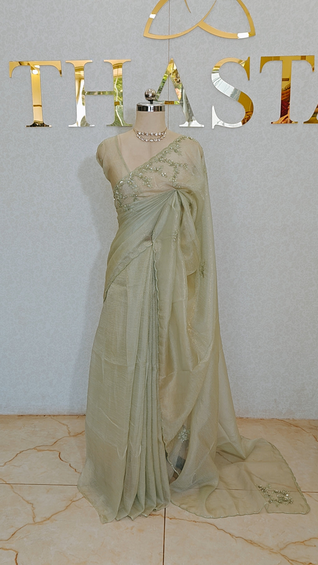 CRUSH ORGANZA SAREE