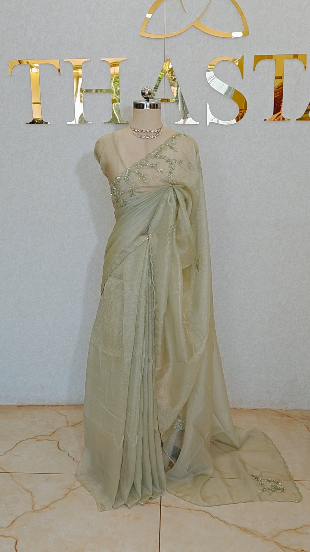 CRUSH ORGANZA SAREE