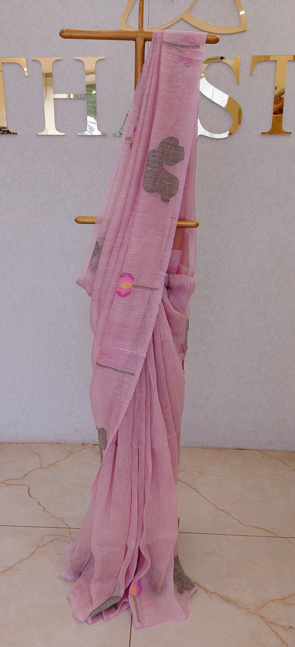 LINEN SILK SAREE