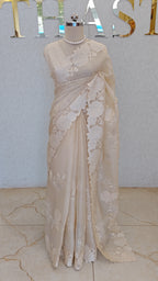 PURE ORGANZA SAREE
