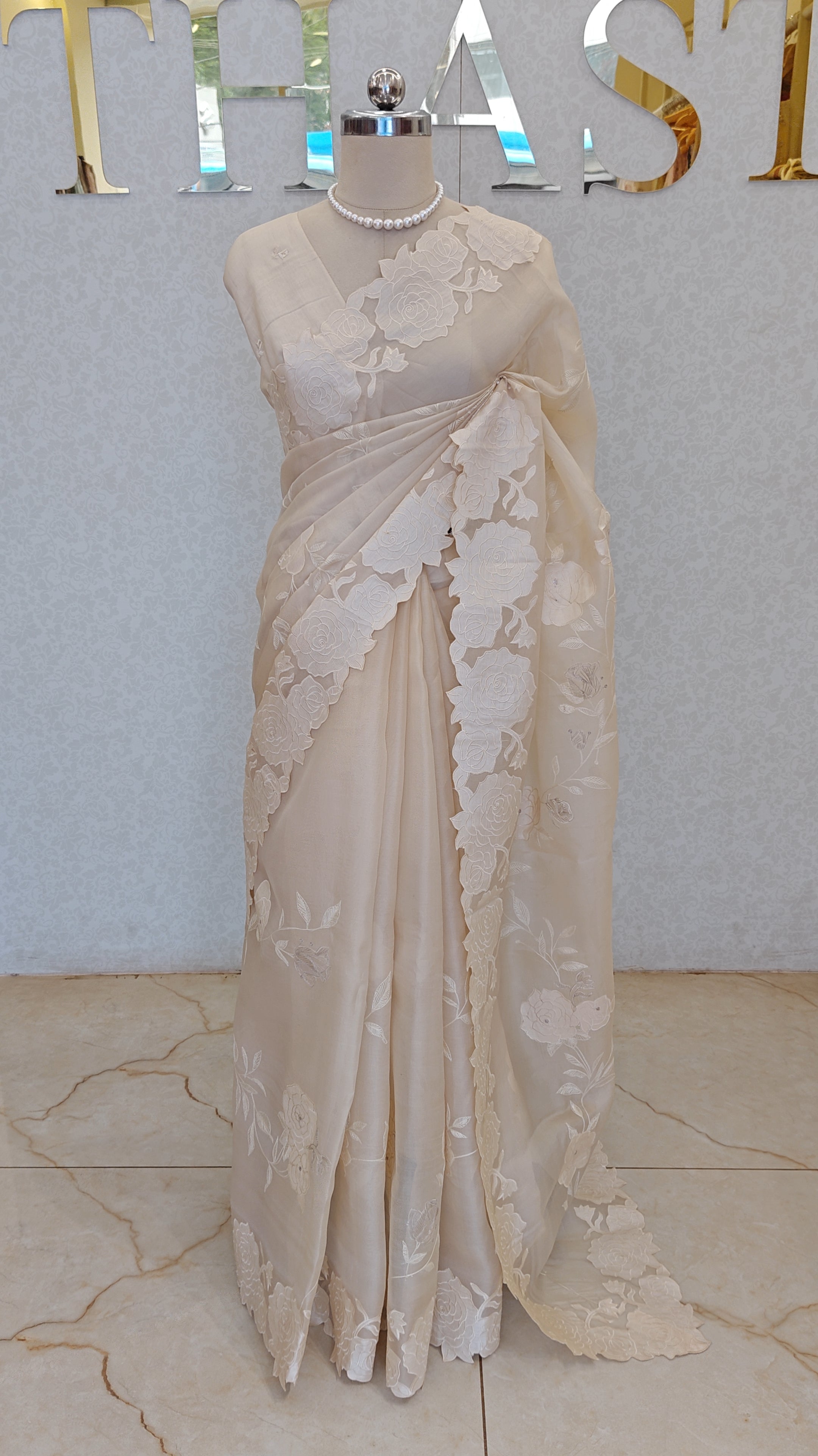 PURE ORGANZA SAREE