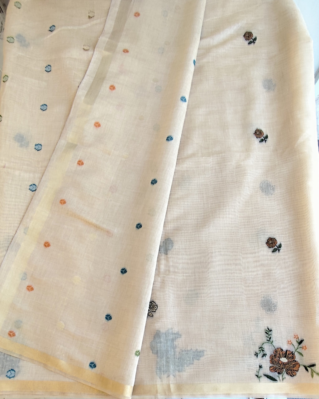 Jamdani cotton saree
