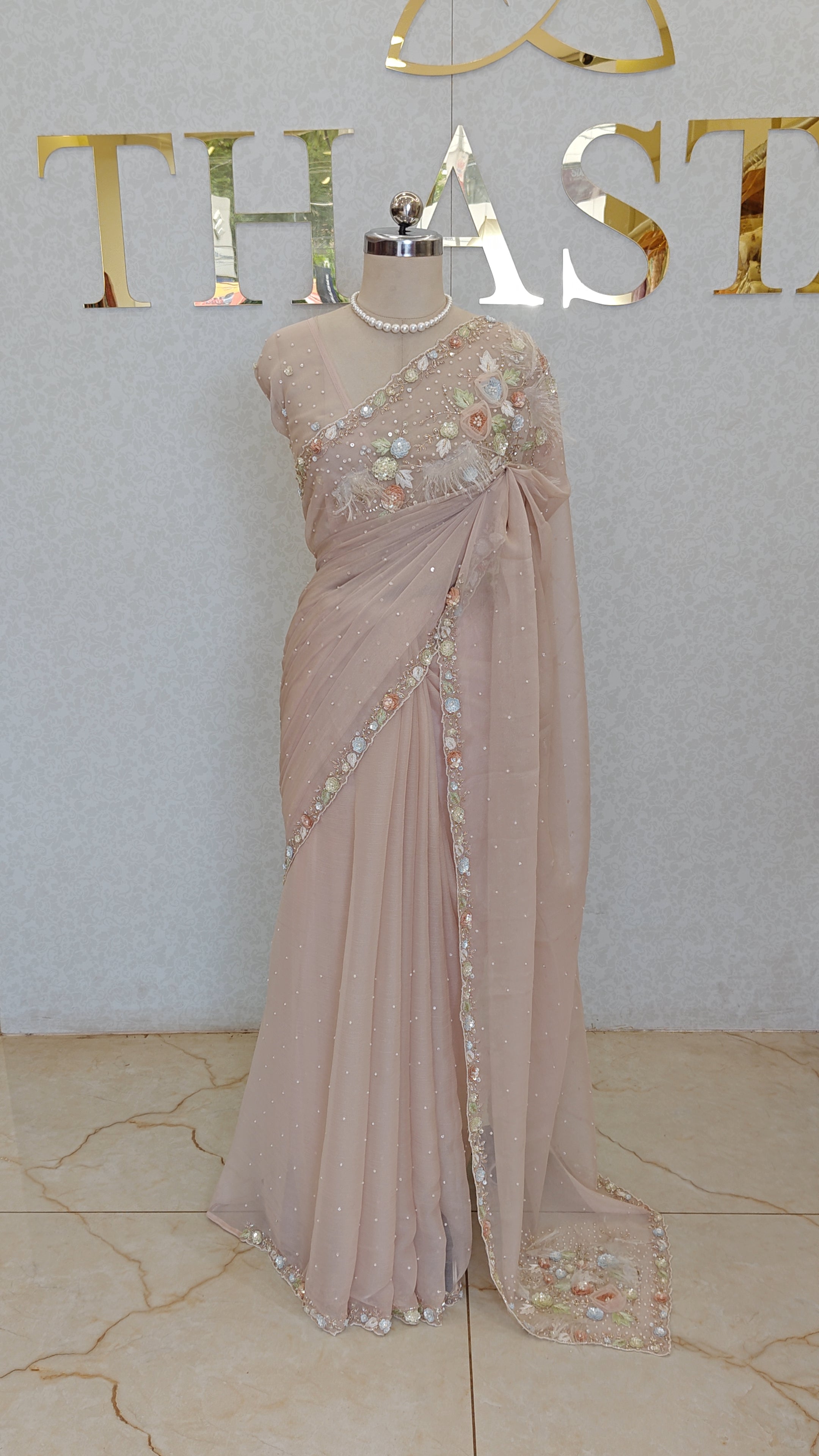 CRUSH ORGANZA SAREE