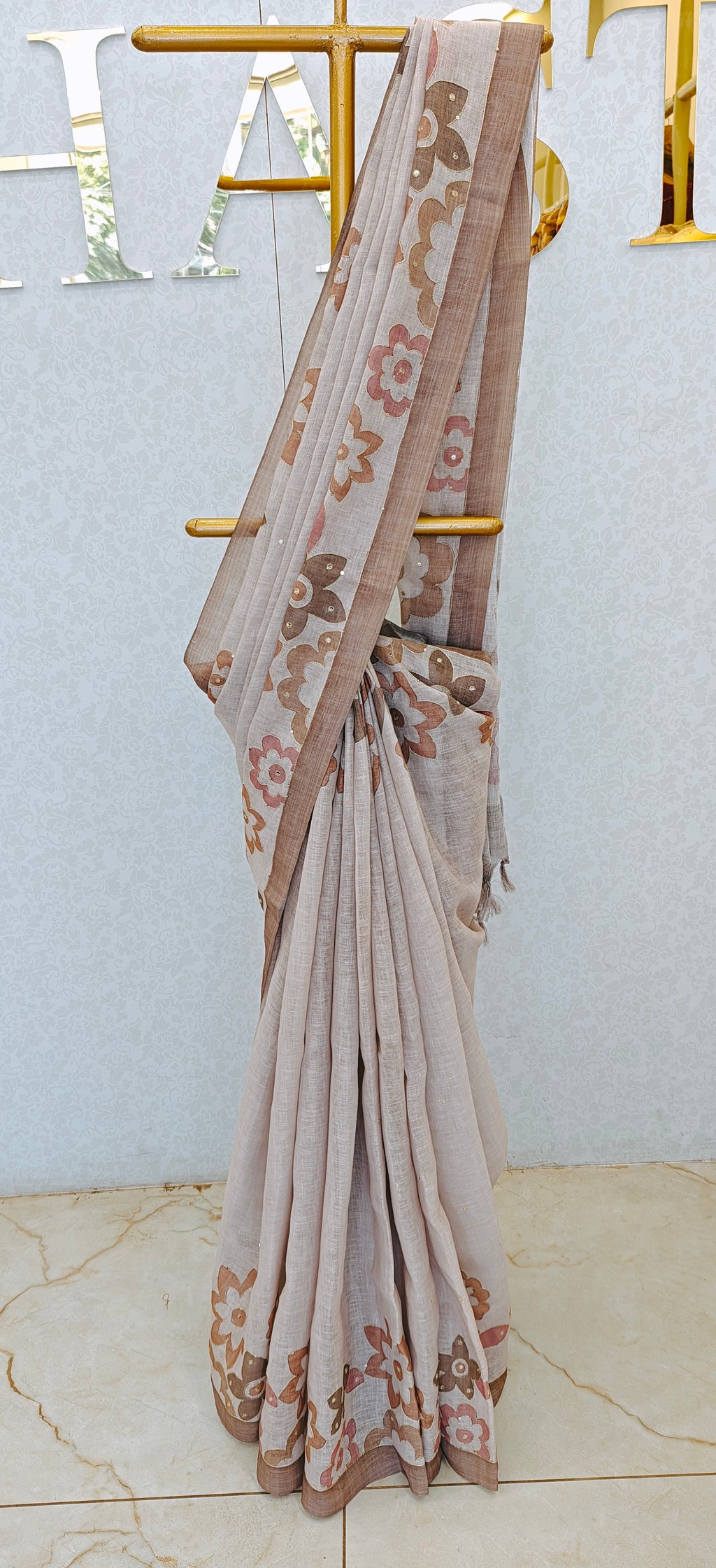LINEN SAREE