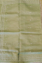 Crush organza saree