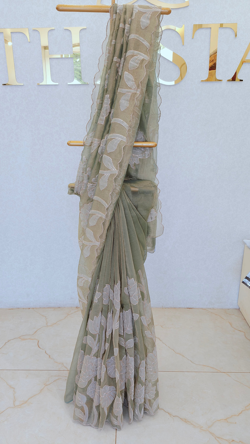 TISSUE ORGANZA SAREE