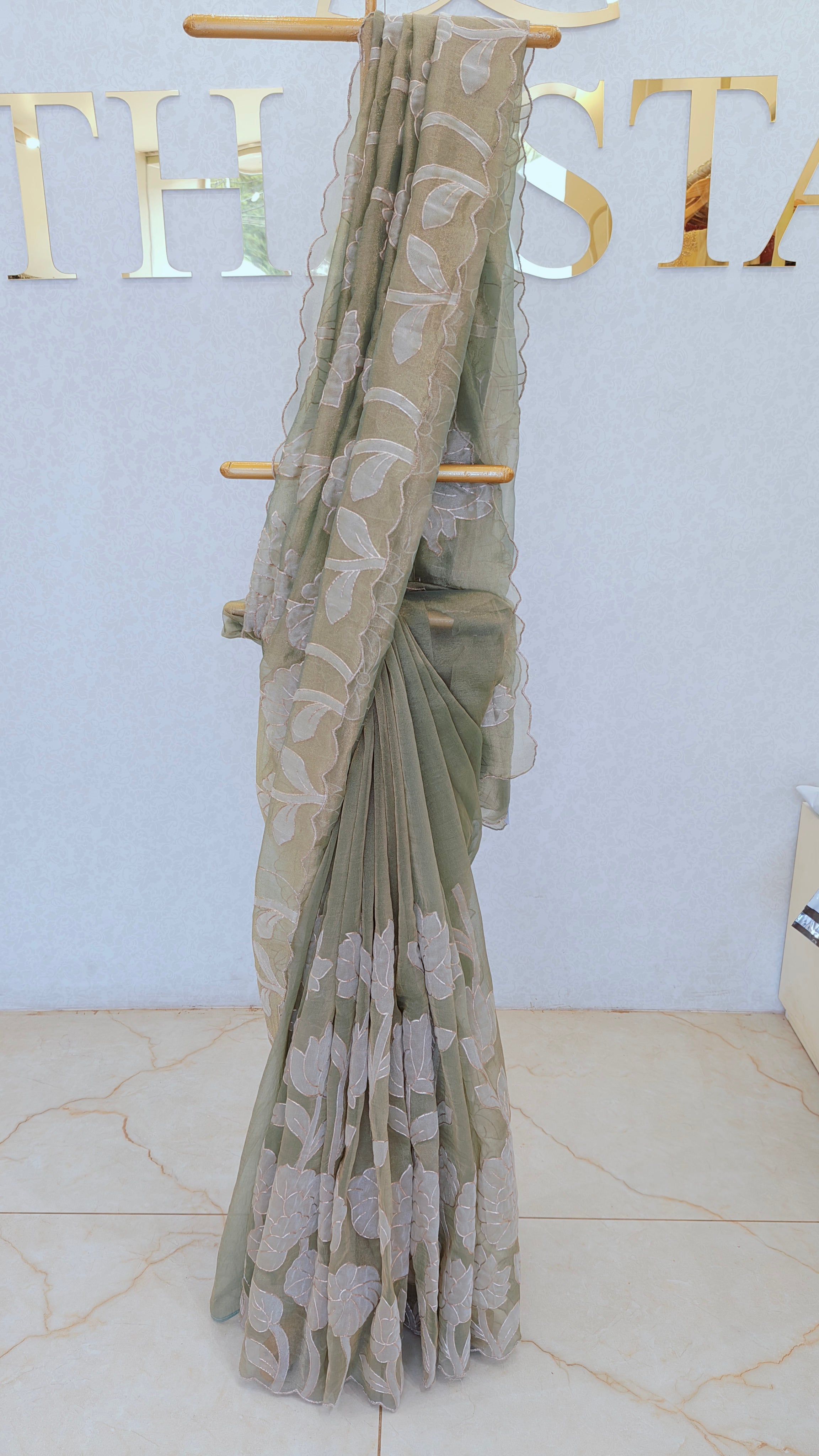 TISSUE ORGANZA SAREE