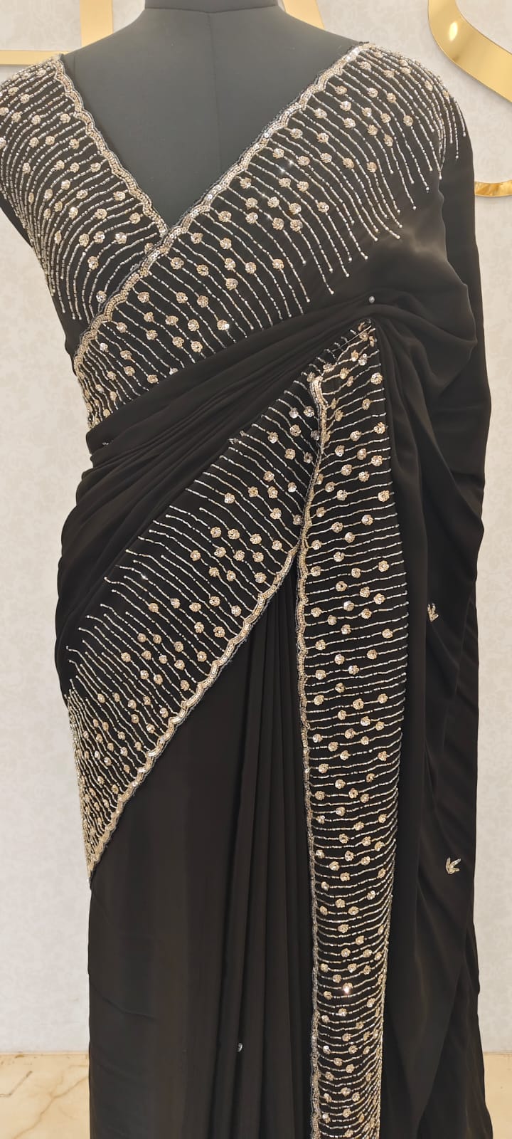 Satin saree