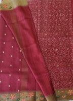 Semi tussar saree