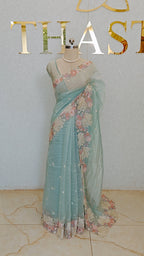 FLOWY ORGANZA SAREE
