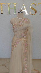 SOFT CRUSH ORGANZA SAREE