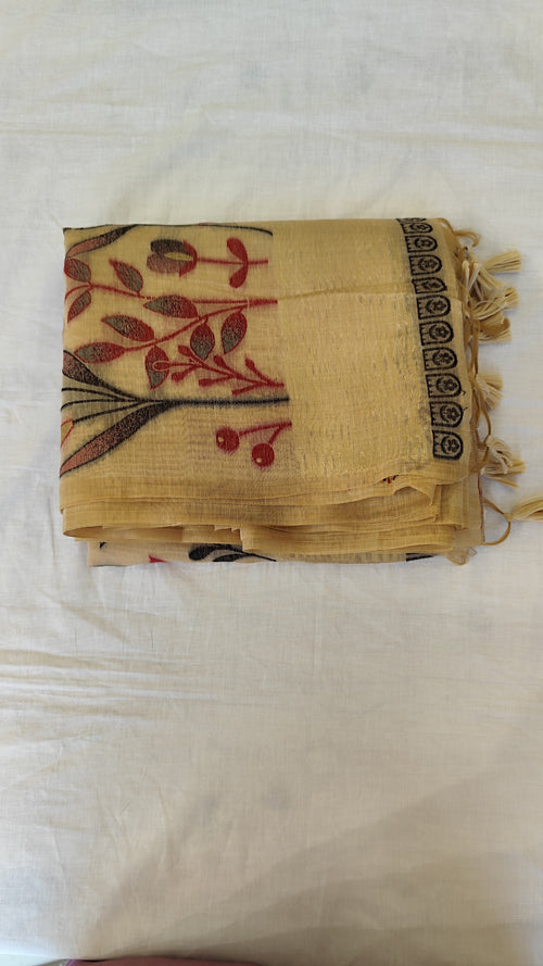 Jamdani cotton saree