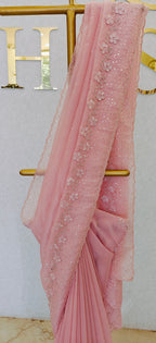 CRUSH ORGANZA SAREE