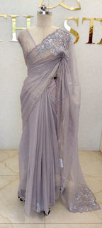 CRUSH ORGANZA SAREE