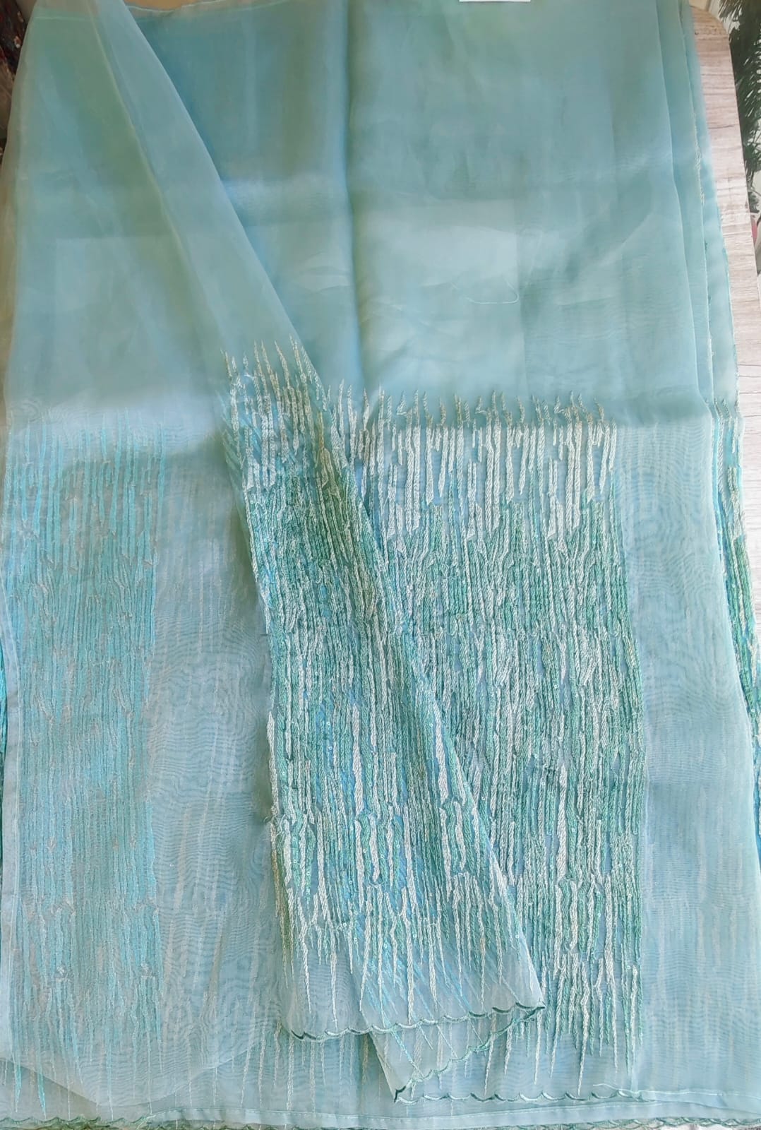 Organza saree