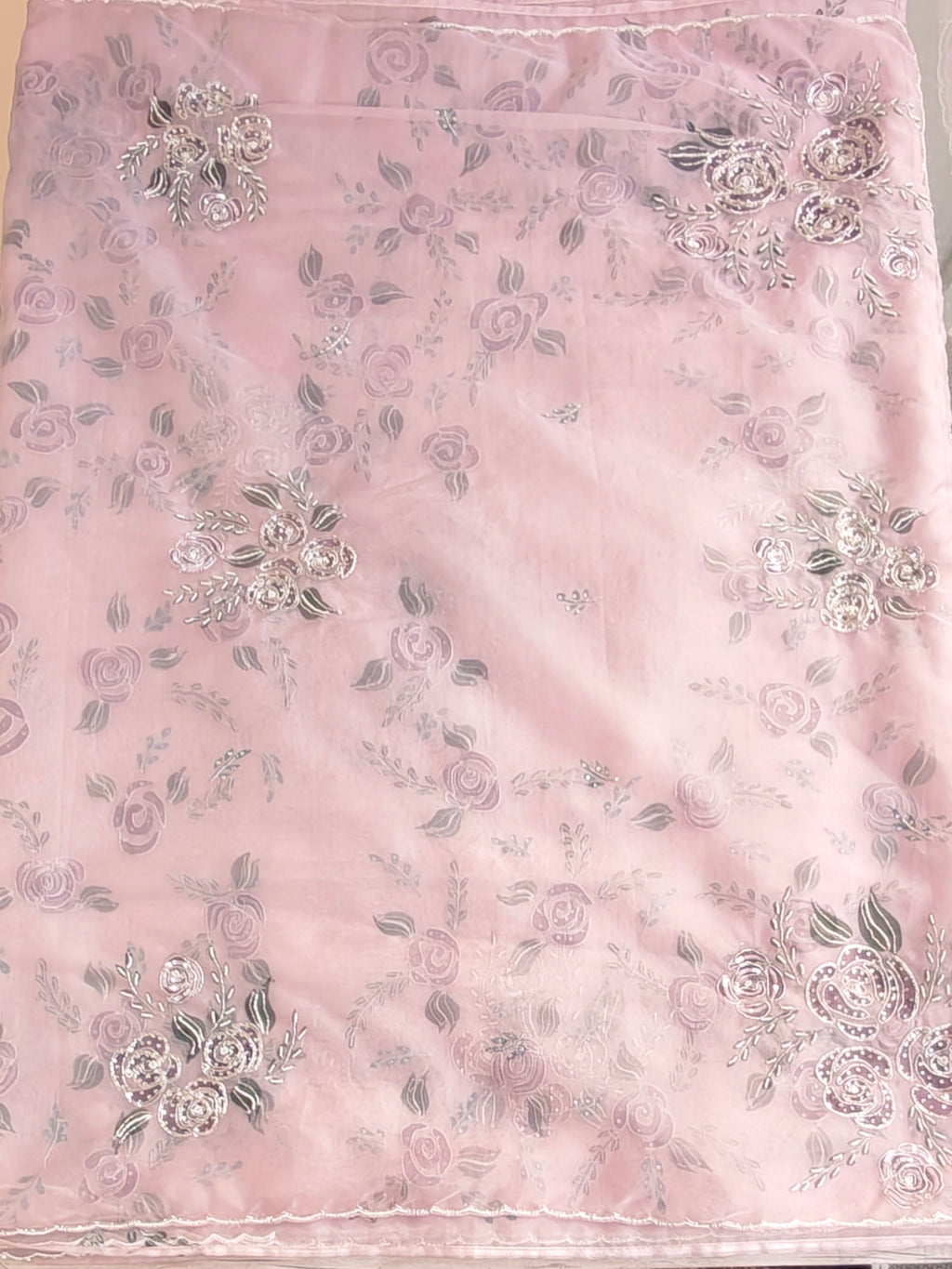 Pure organza saree