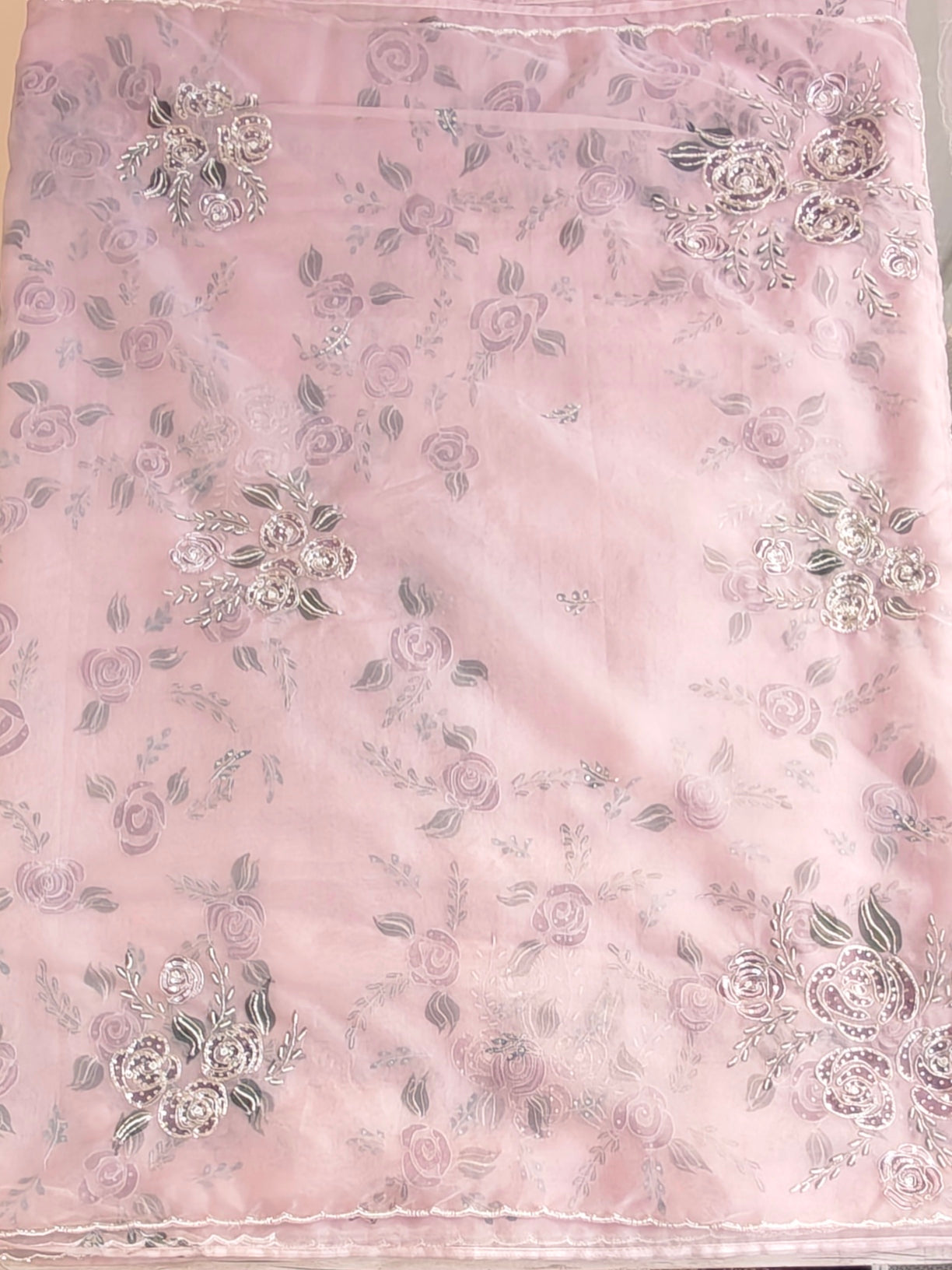 Pure organza saree