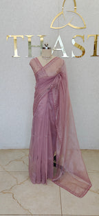 GLASS ORGANZA SAREE