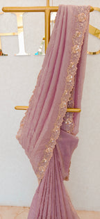 SOFT ORGANZA SAREE