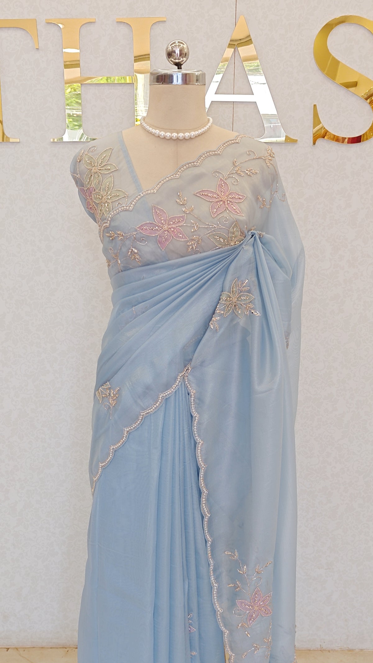 FLOWY ORGANZA SAREE