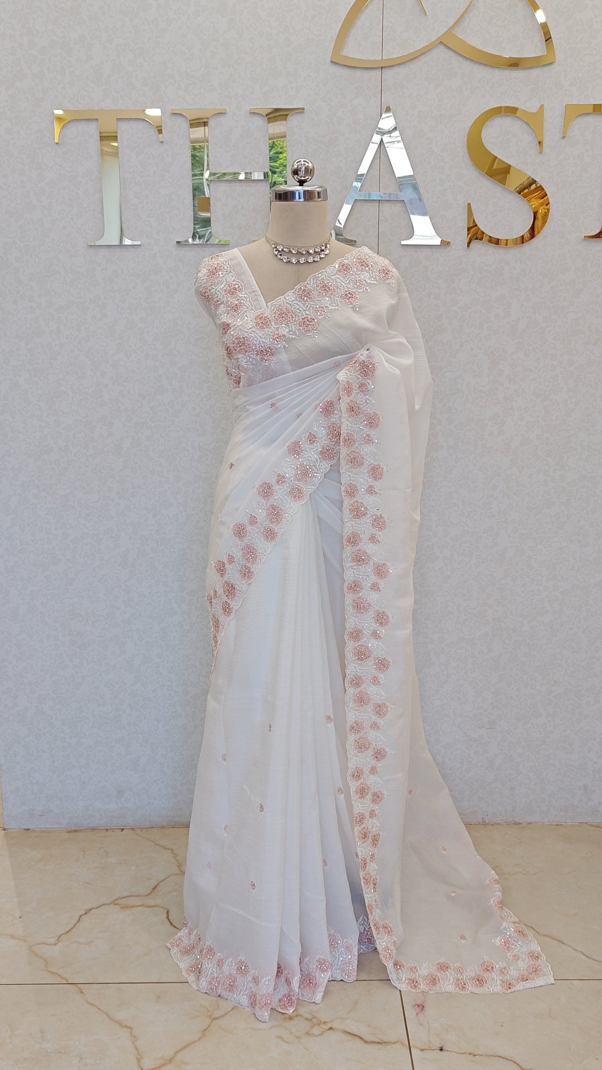 CRUSH ORGANZA SAREE