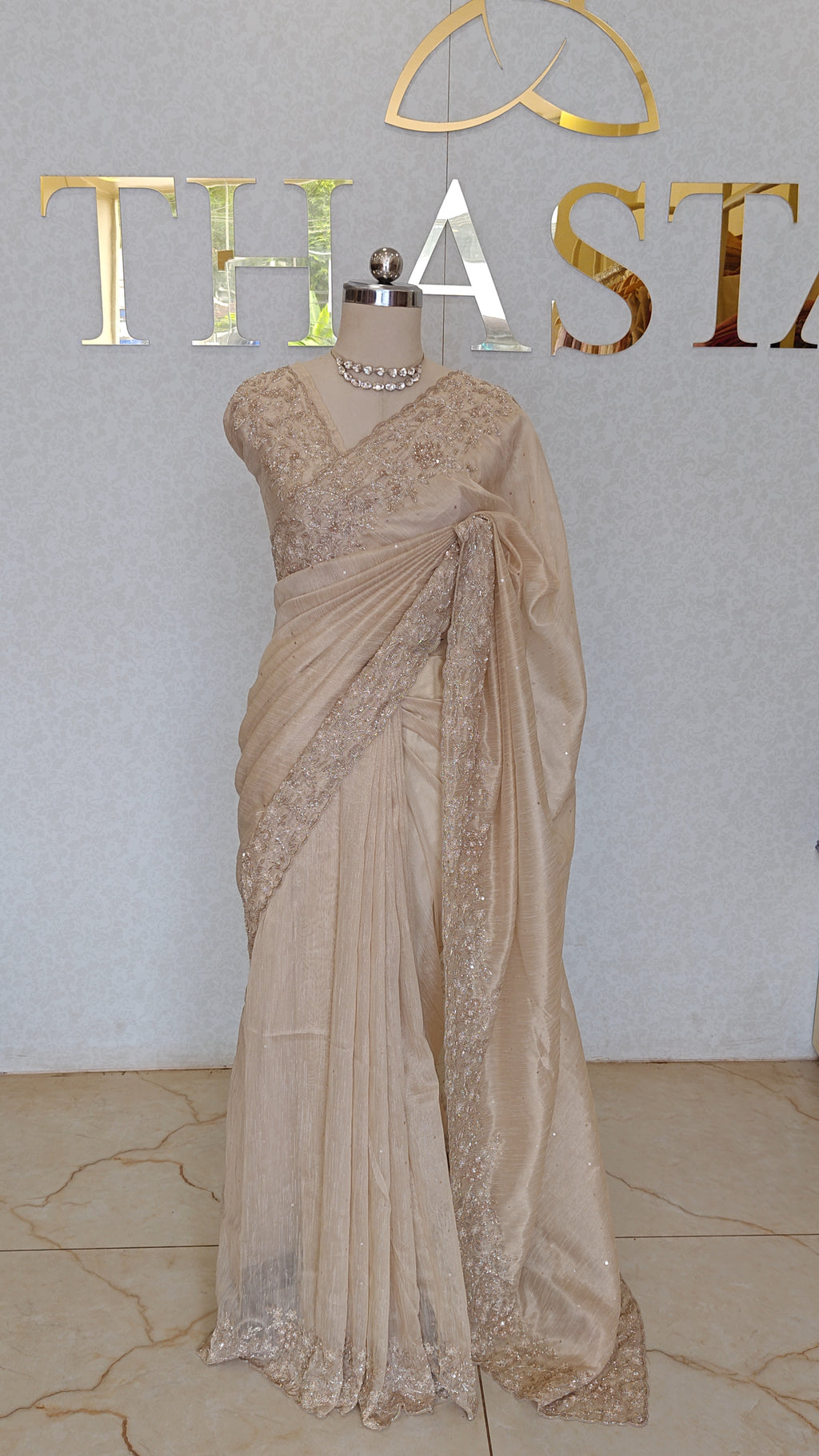 CHANDERI TISSUE SAREE