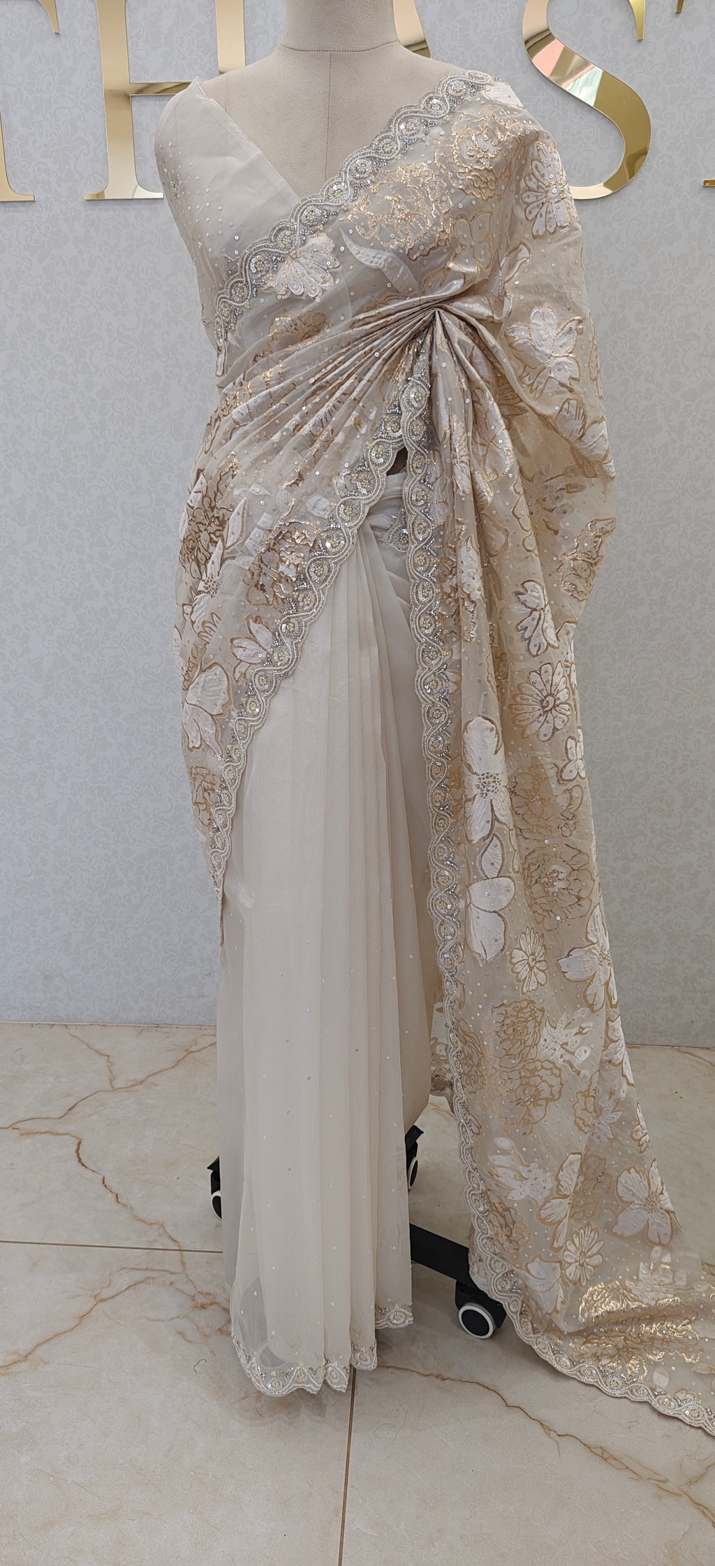 Pure Turkish Organza Saree