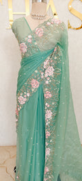 FLOWY ORGANZA SAREE