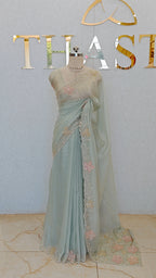 FLOWY ORGANZA SAREE