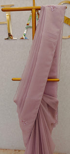 CRUSH ORGANZA SAREE