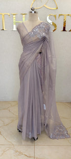 CRUSH ORGANZA SAREE