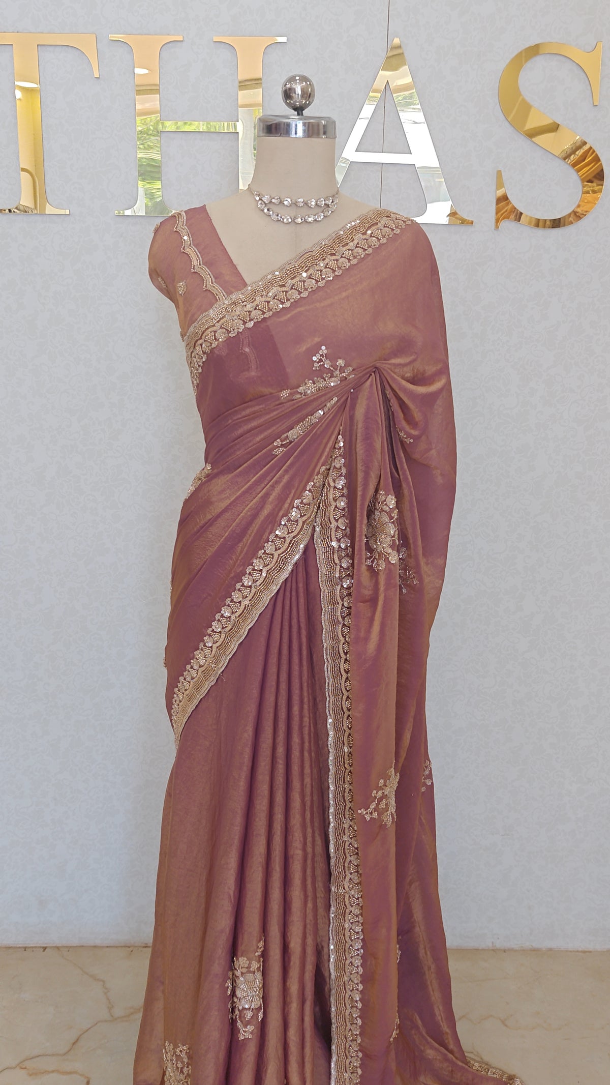 SOFT ORGANZA SAREE