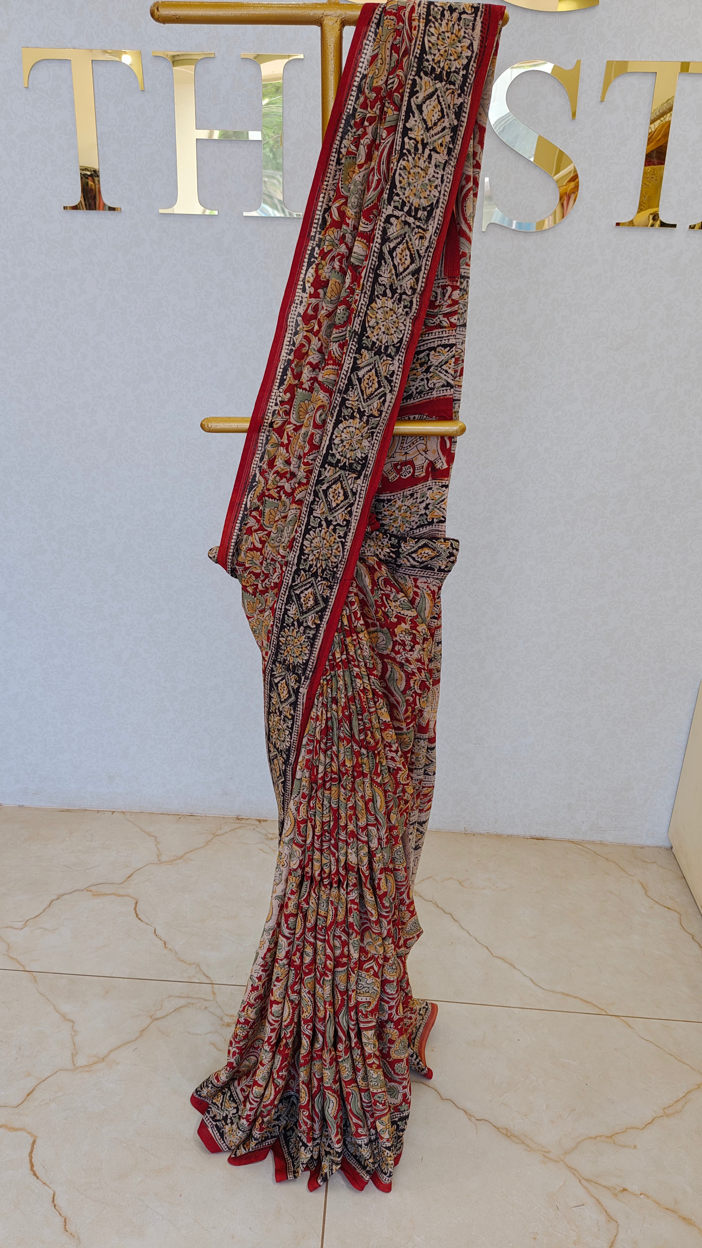 KALAMKARI SILK SAREE