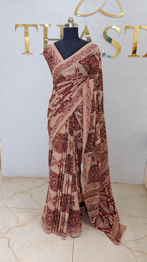 KALAMKARI SILK SAREE