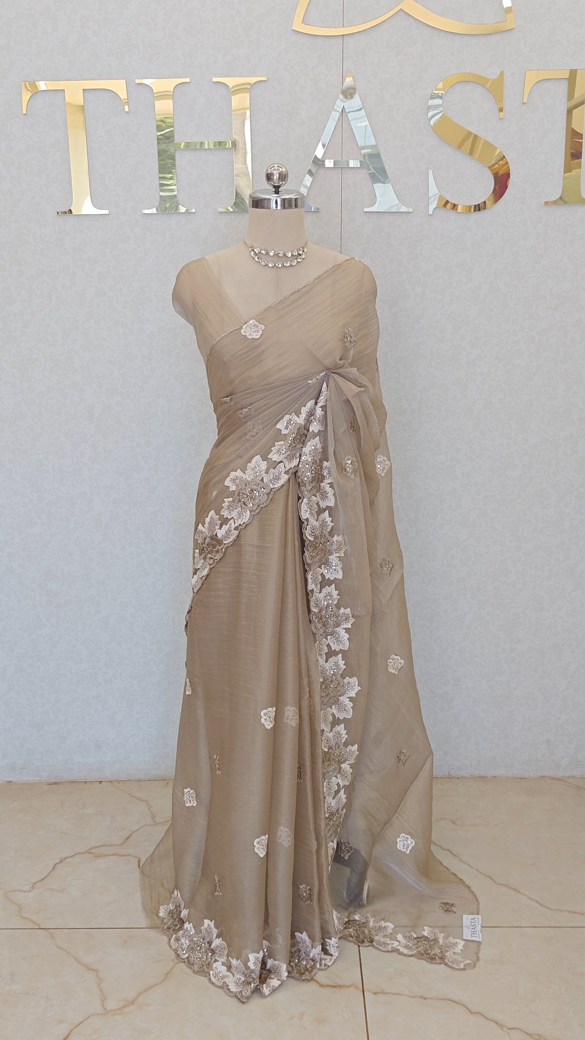 CRUSH ORGANZA SAREE