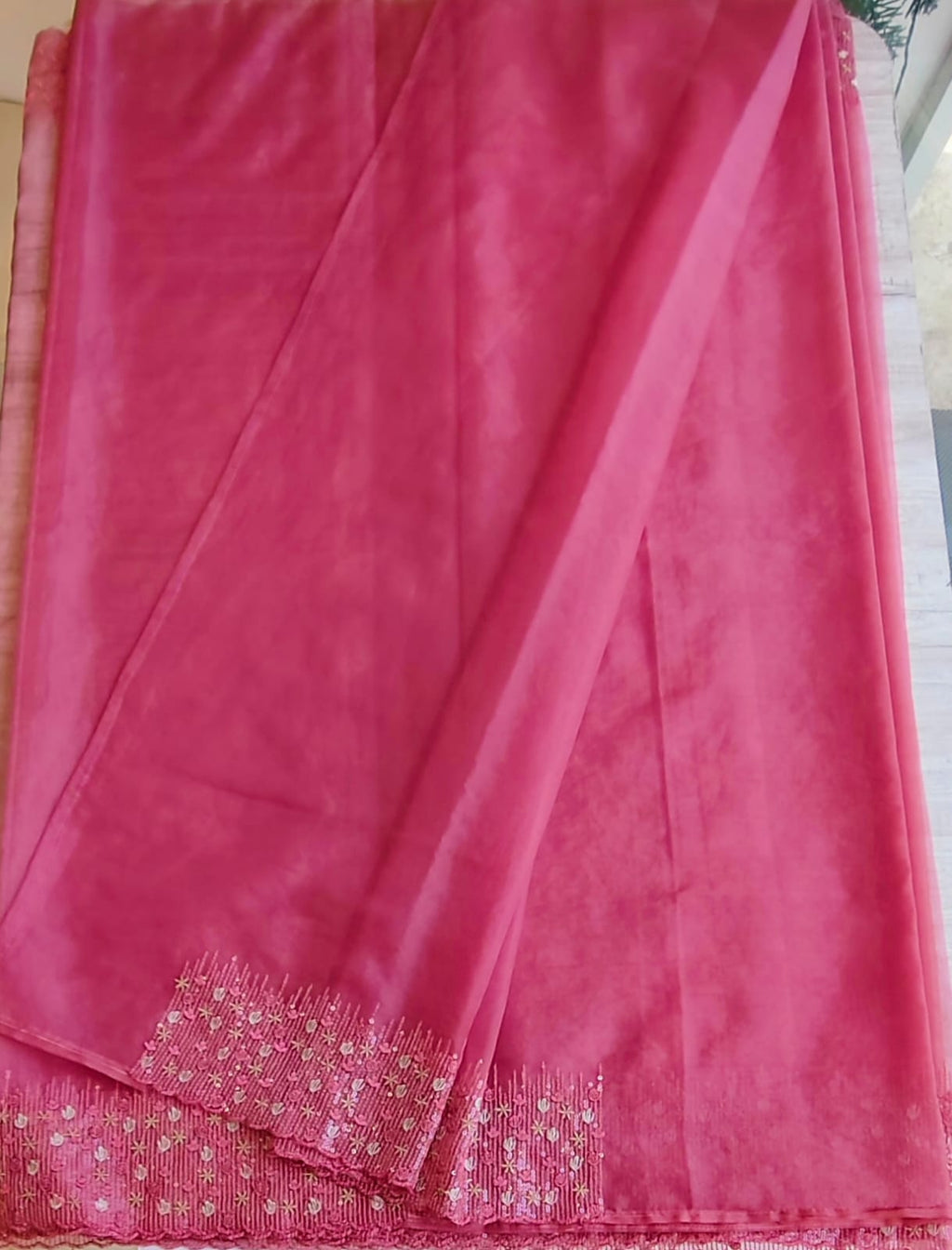 Organza saree