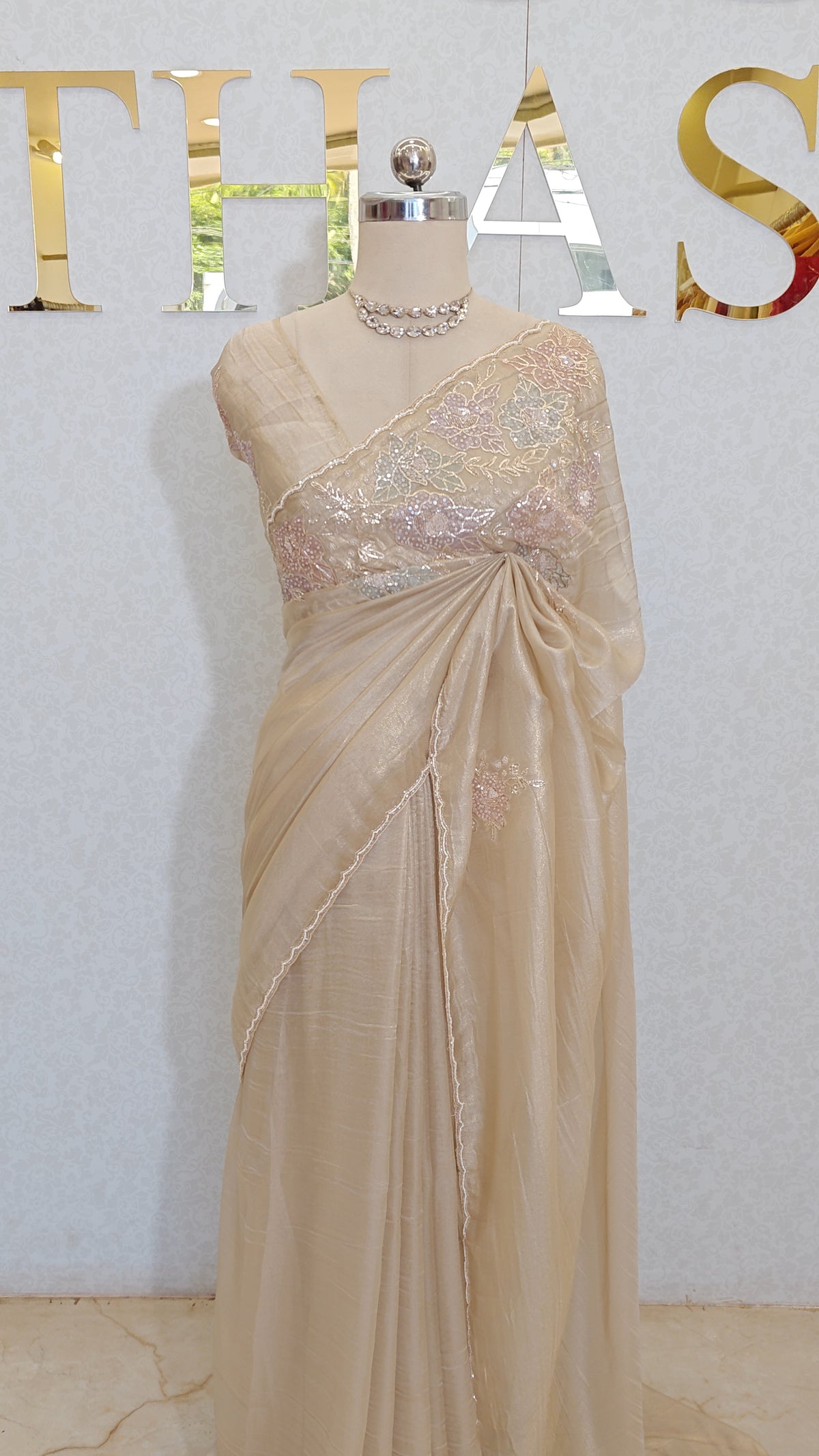 FLOWY ORGANZA SAREE