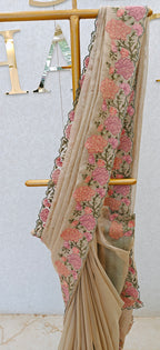 CRUSH ORGANZA SAREE