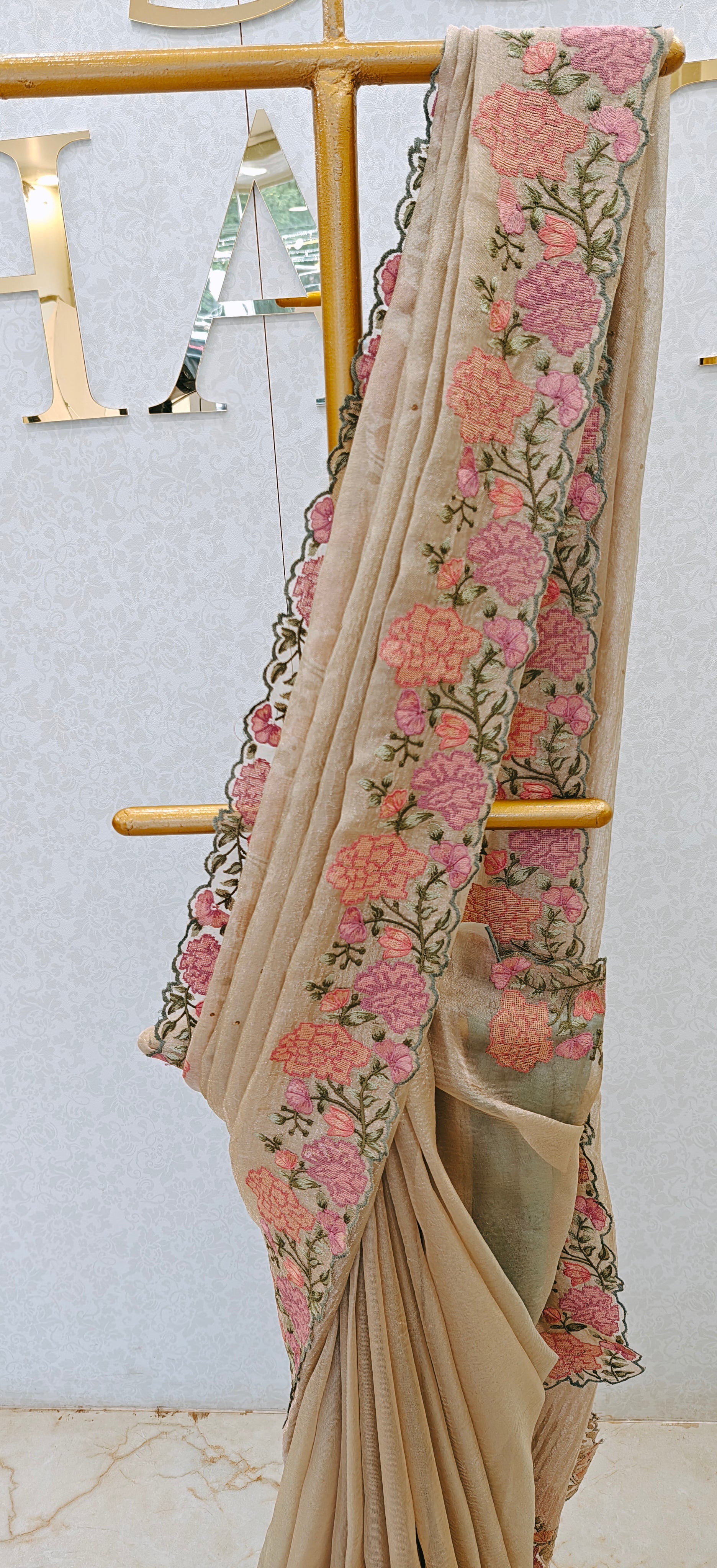 CRUSH ORGANZA SAREE