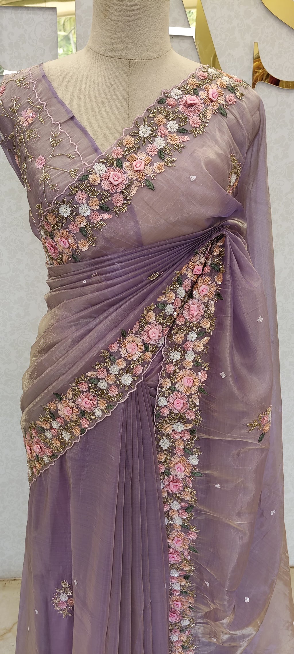 ORGANZA SAREE