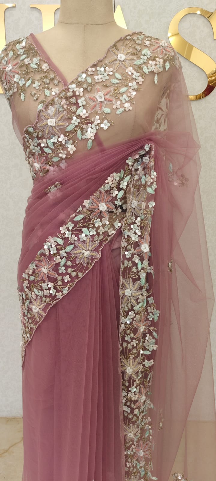 Net Saree
