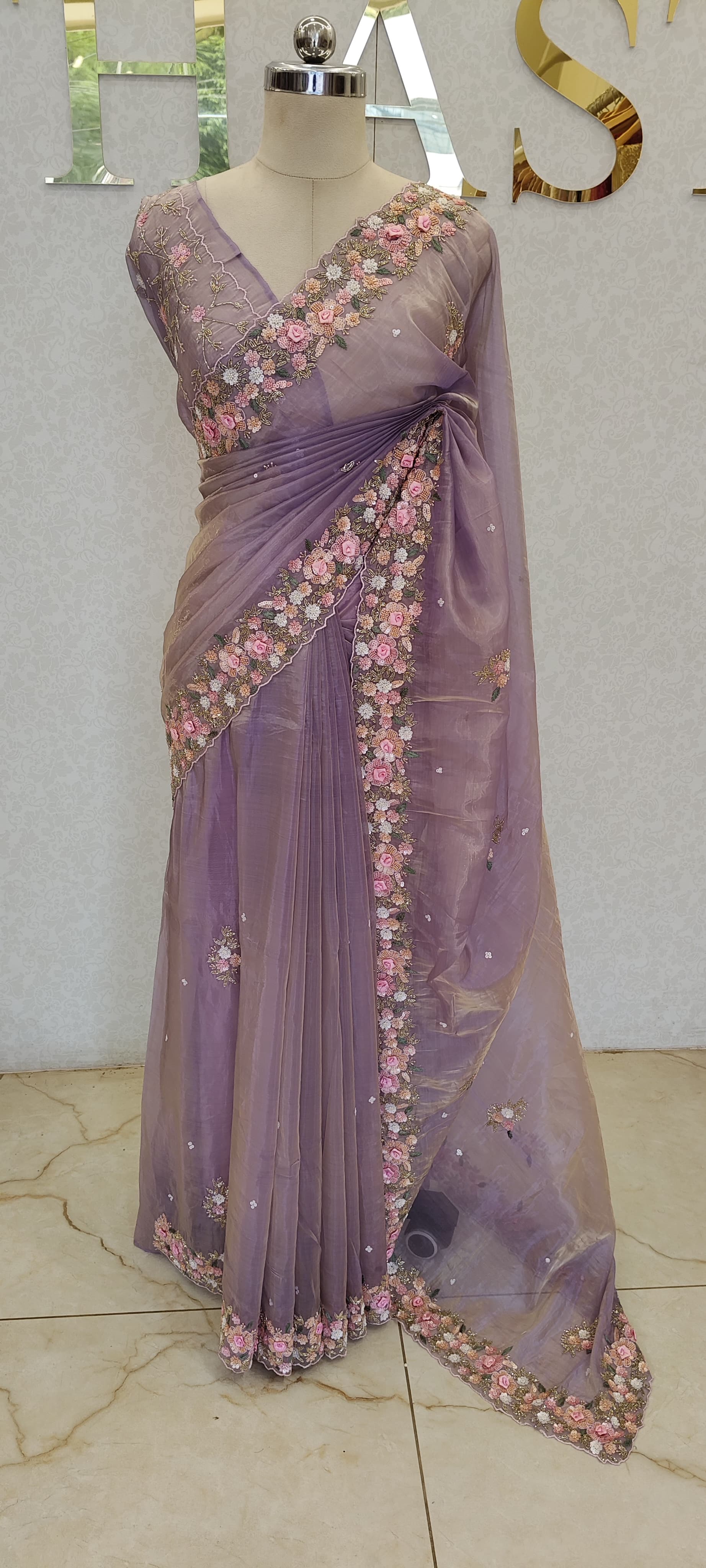 ORGANZA SAREE